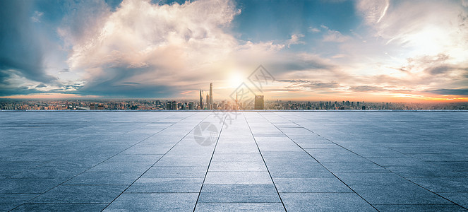 红枫广场大气商务背景设计图片