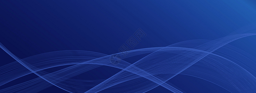 PPT商务蓝色科技线条背景设计图片