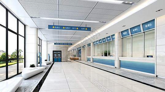 3D医院大厅图片