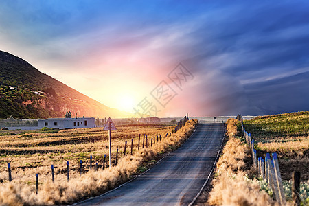 乡村公路背景图片