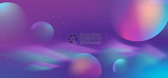 抽象星空背景图片