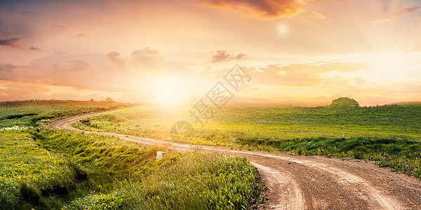 乡村公路背景图片