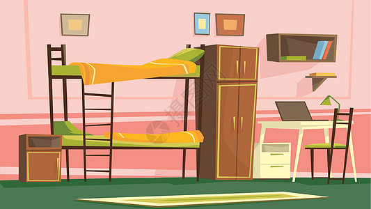 宿舍背景图片