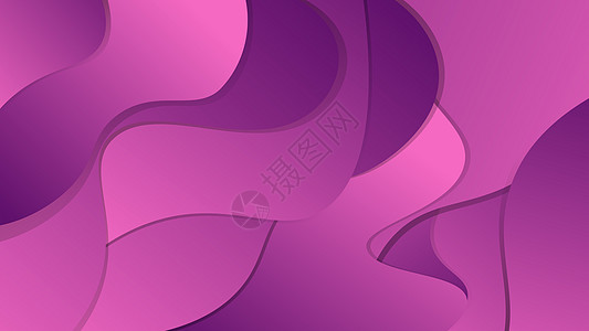 紫色抽象线条背景图片