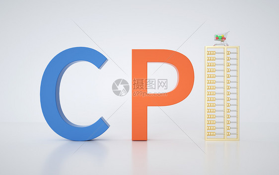 创意金融cpi文字图片