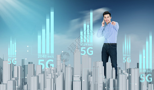 5G网络科技信息高清图片素材