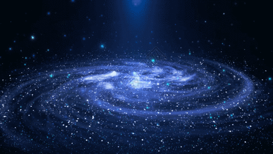 星空宇宙背景科技粒子星云宇宙背景GIF高清图片