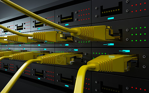网线设备网络数据线机房设计图片