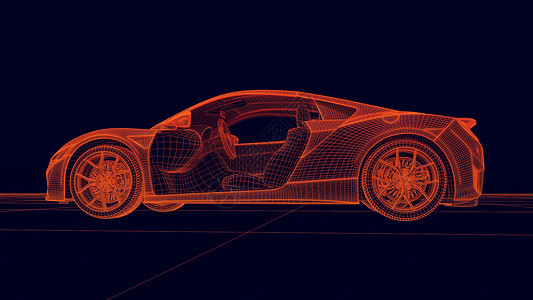 3D汽车科技图片