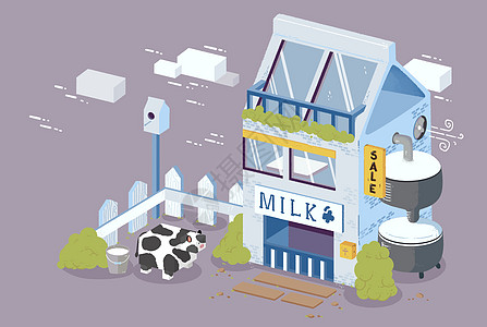 牛奶图片世界牛奶日和奶牛插画