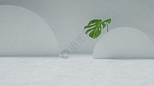 大理石展台空间立体背景设计图片