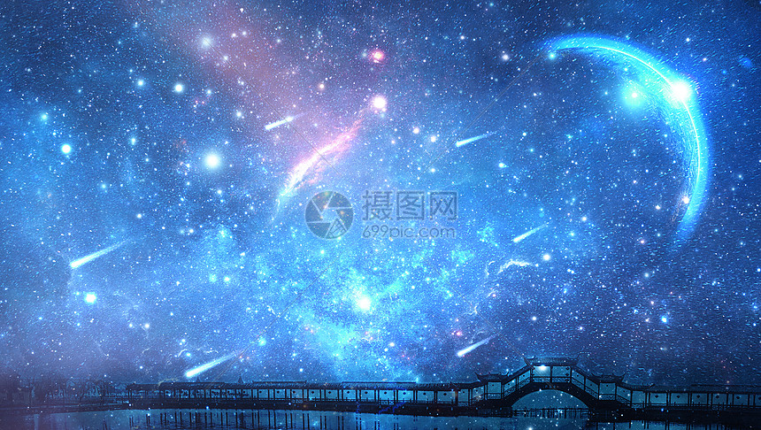 星空背景图片素材 正版创意图片 摄图网