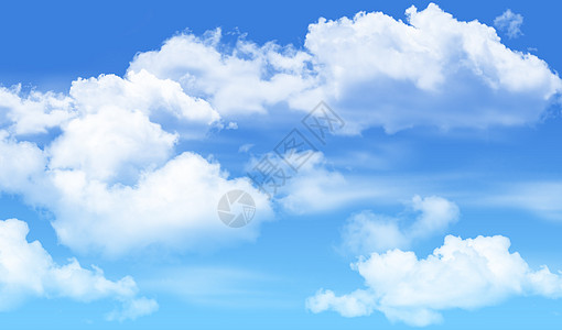原创蓝天白云背景图片