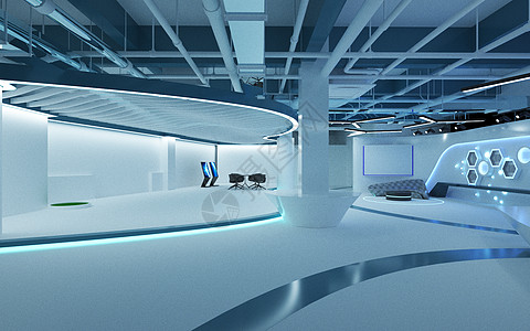 3d展厅3d科技体验馆设计图片