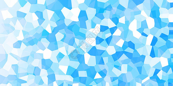 原创几何多边形蓝色背景图片