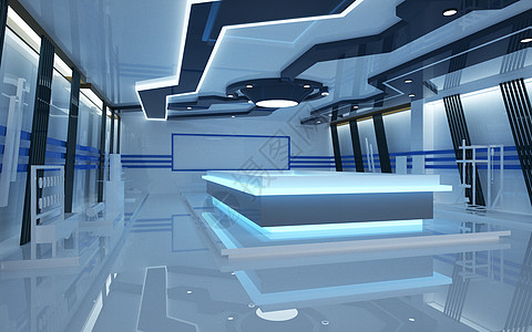 3D科技体验馆背景图片