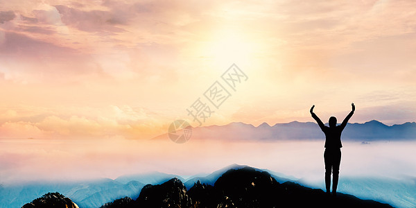 登顶创意图片_图片合成_平面设计_登顶创意设计_摄图网