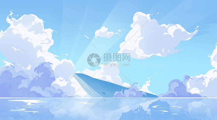 夏日幻想插画插画图片下载 正版图片 摄图网