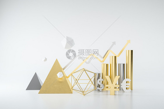 C4D金融场景图片