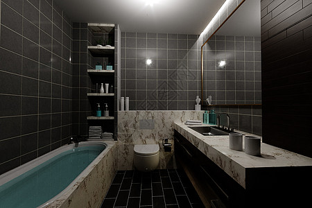 卫浴洗手间浴室 设计高清图片