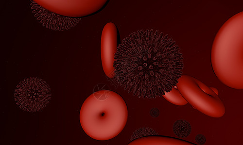 血液中病毒血清细胞高清图片