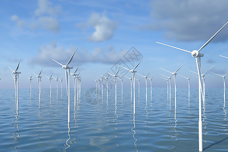 海上风力发电图片