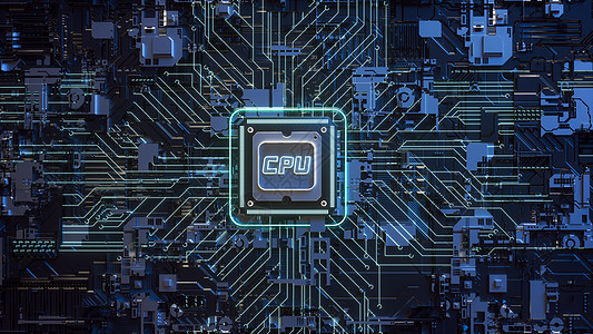 科技芯片CPU5G场景图片