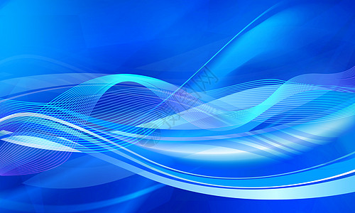 科技线条科技蓝蓝色线高清图片