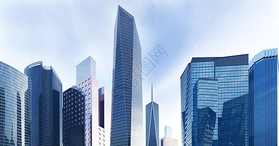 建筑群企业建筑场景设计图片