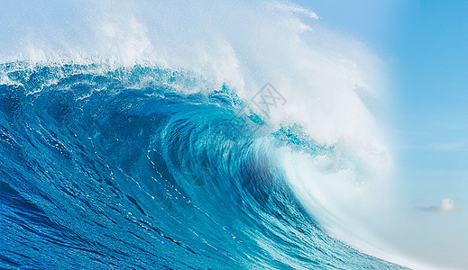 海浪背景济州岛海浪高清图片