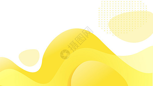 黄色简约线条背景图片