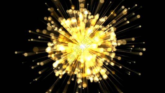 粒子爆炸转场GIF图片
