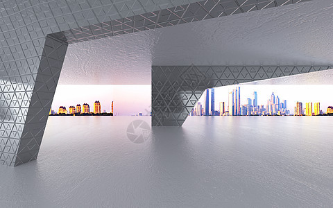 大气商务建筑空间背景图片