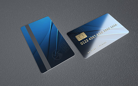 信用卡银行卡芯片高清图片