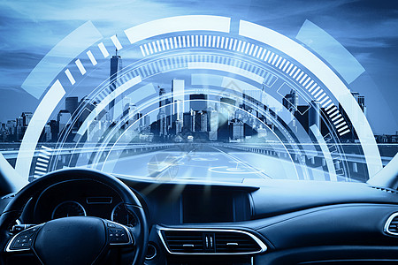 智能汽车自动驾驶技术高清图片