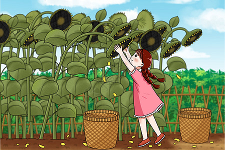 不怕晒插画_不怕晒卡通_不怕晒插图_手绘_板绘_摄图网