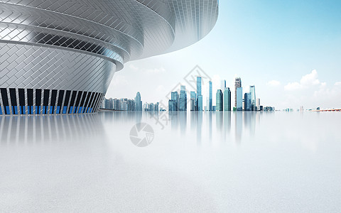 大气商务建筑背景图片