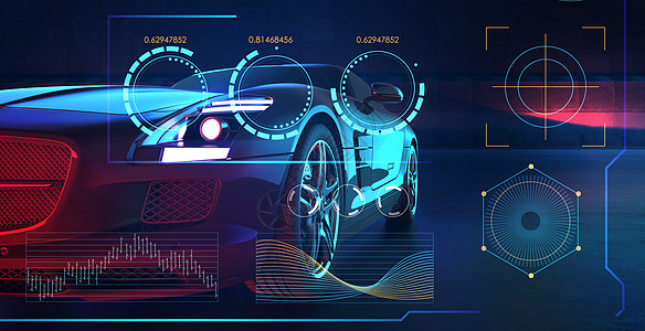 汽车科技背景图片