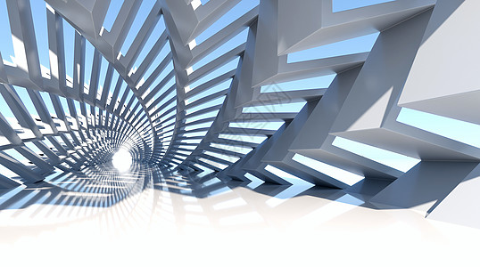 几何建筑空间背景图片