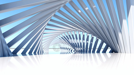 几何建筑空间背景图片