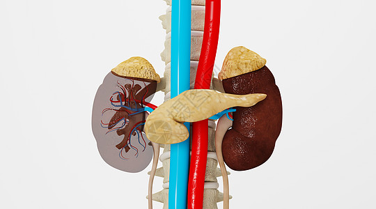内分泌器官肾脏场景设计图片