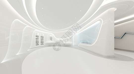 澳门科技馆3D科技空间场景设计图片