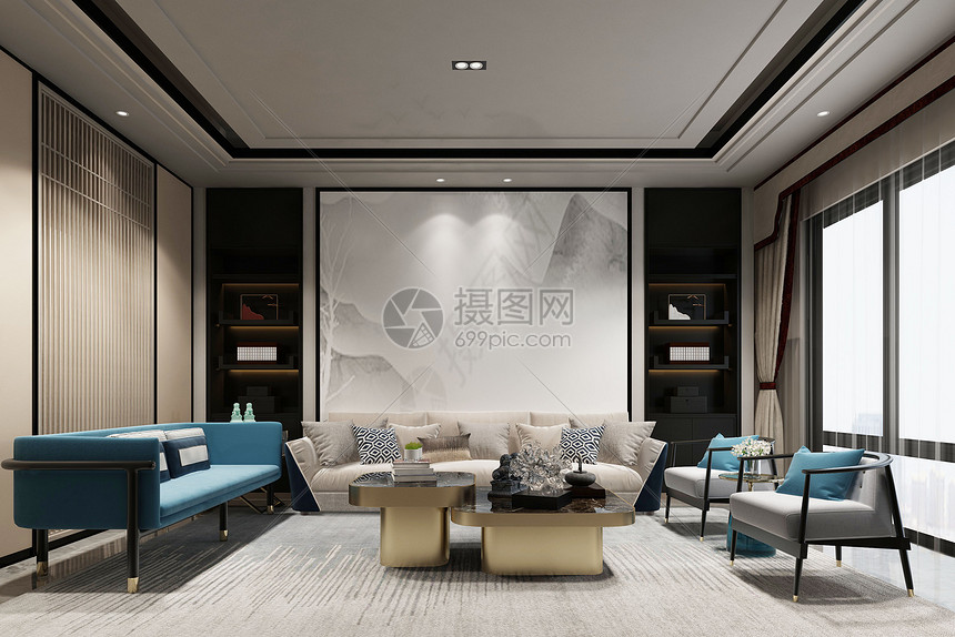 新中式家居设计图片