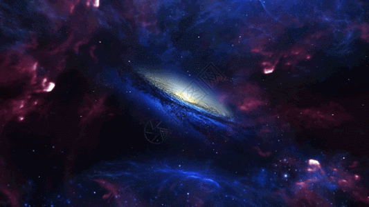 宇宙粒子背景GIF图片