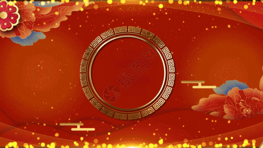 红色喜庆新年背景GIF图片
