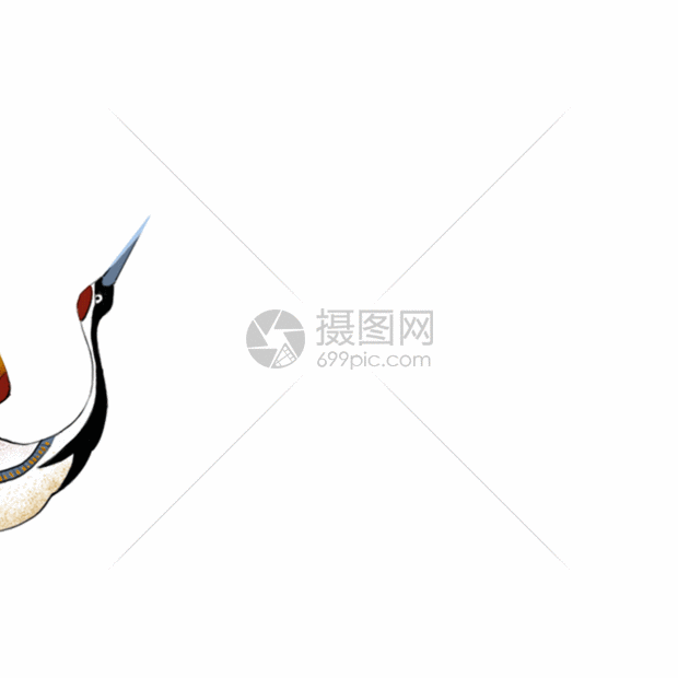 飞翔的仙鹤gif动图图片-正版gif素材401861789-摄图网