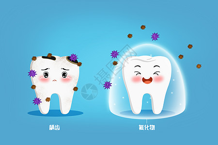 氟化物防龋齿医疗配图图片