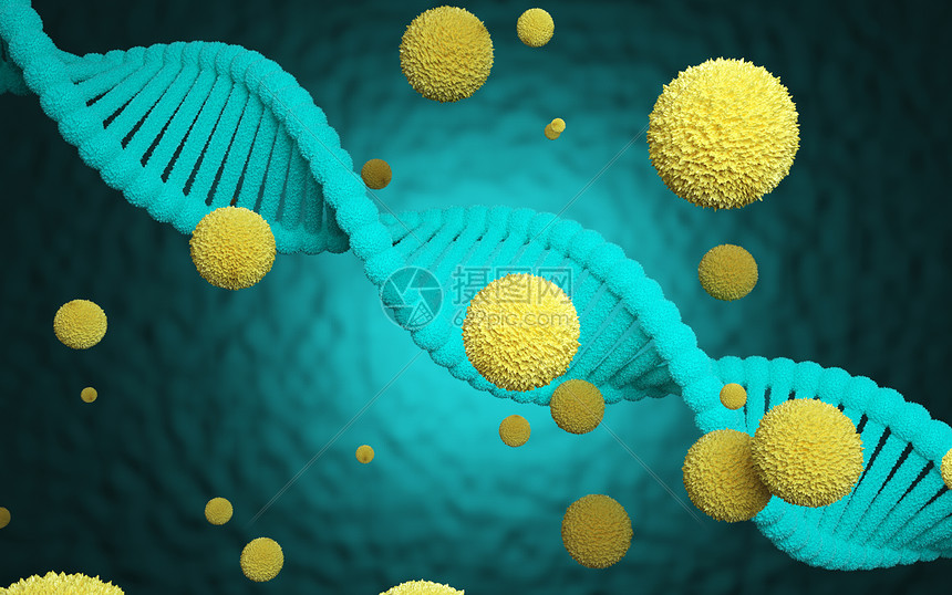 细胞基因链图片