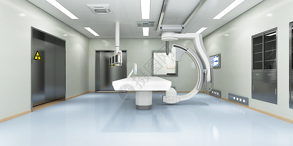 医学器械X光扫描仪场景设计图片
