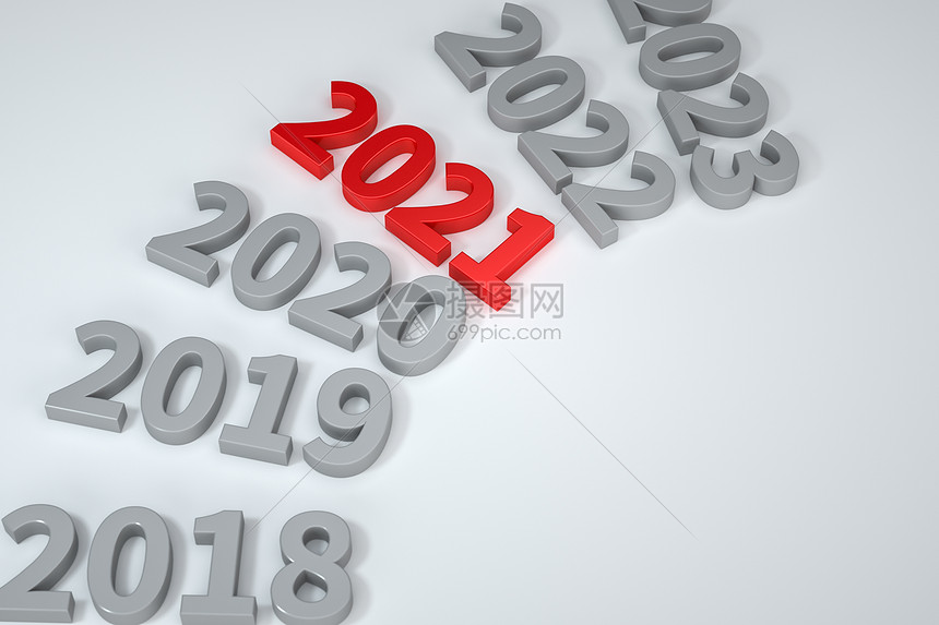 创意2021立体字